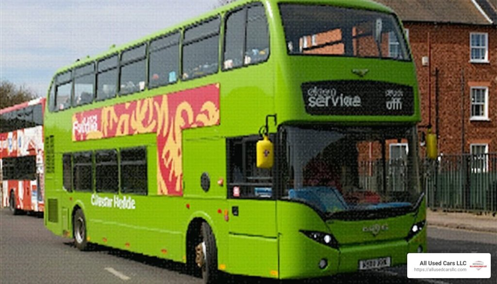 Coaster bus fuel consumption