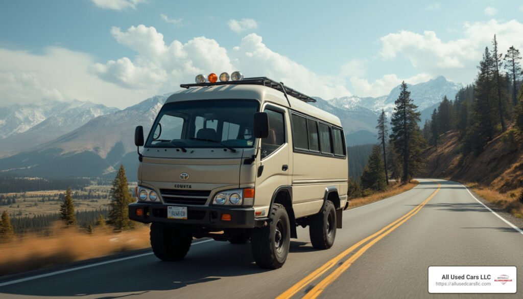 toyota coaster 4x4 for sale