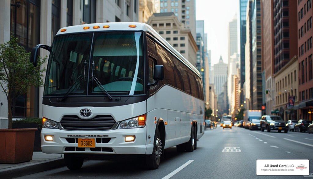 toyota coaster bus price
