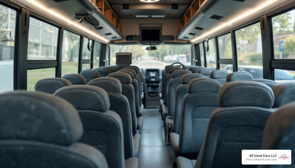toyota coaster interior